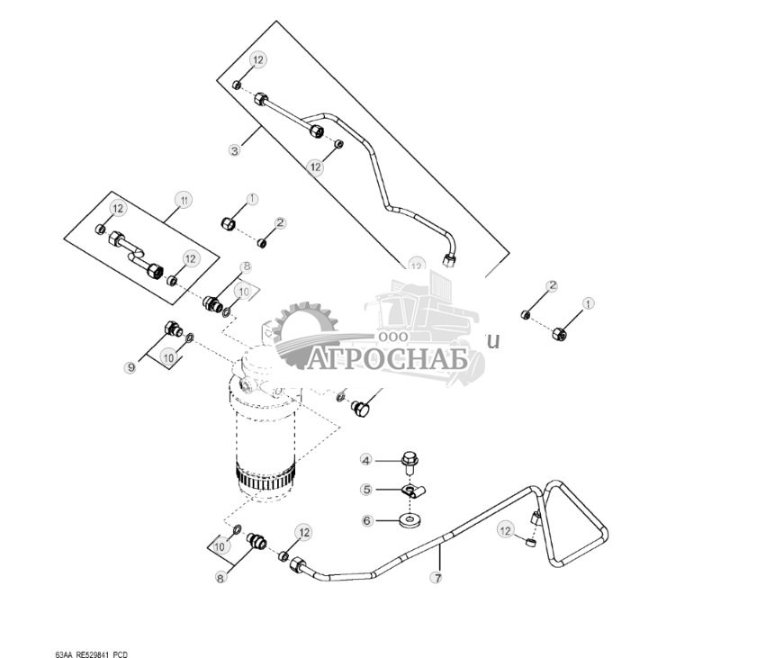 63AA Топливопроводы низкого давления - ST21453 131.jpg